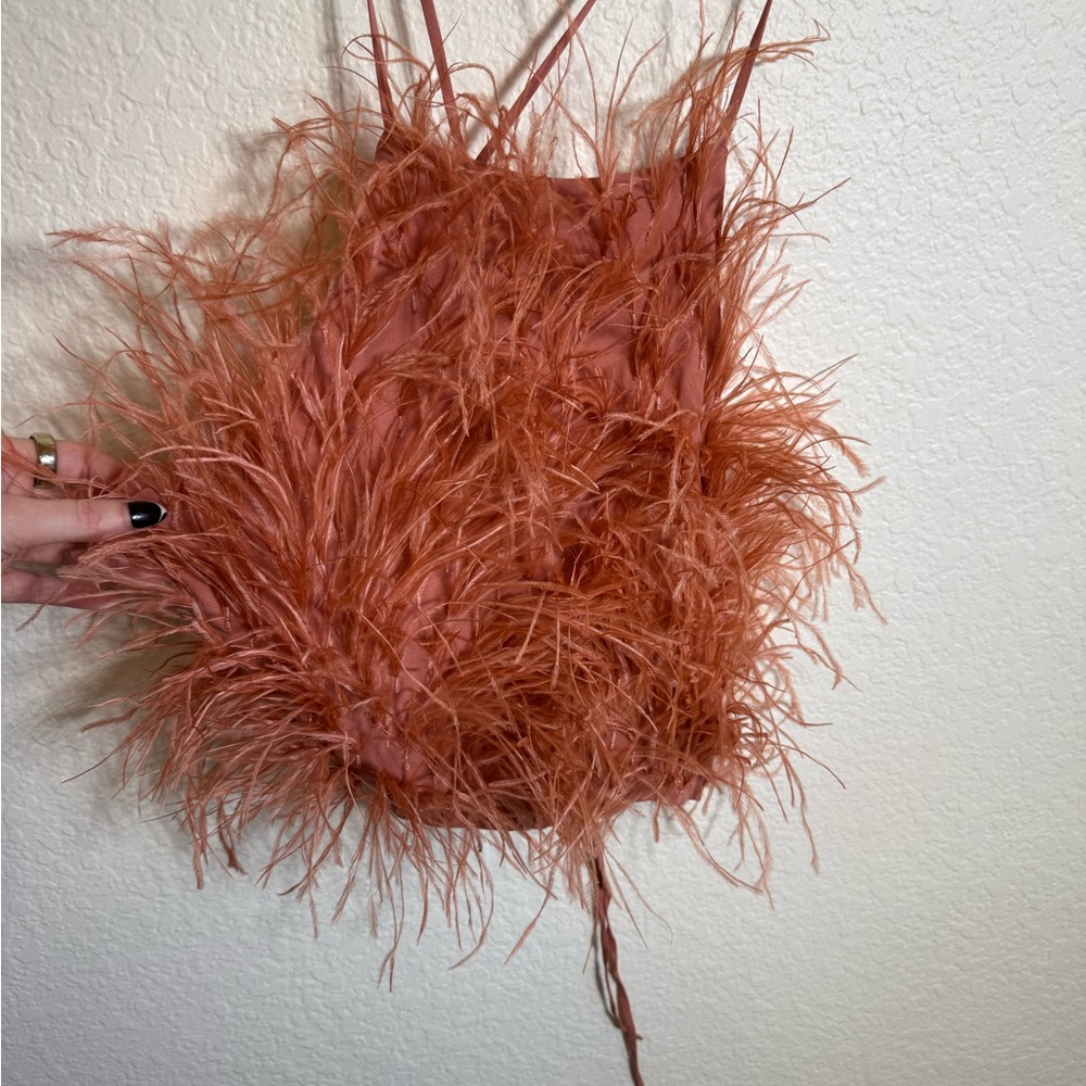 Cult Gaia Feathered Tank Top Joey Top - Picture 5 of 9